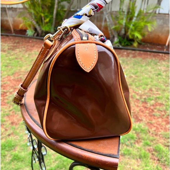 Dooney & Bourke Satchel Handbag Patent Leather - Picture 2 of 12